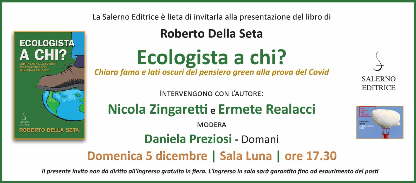 Presentazione del libro: "Ecologista a chi?"